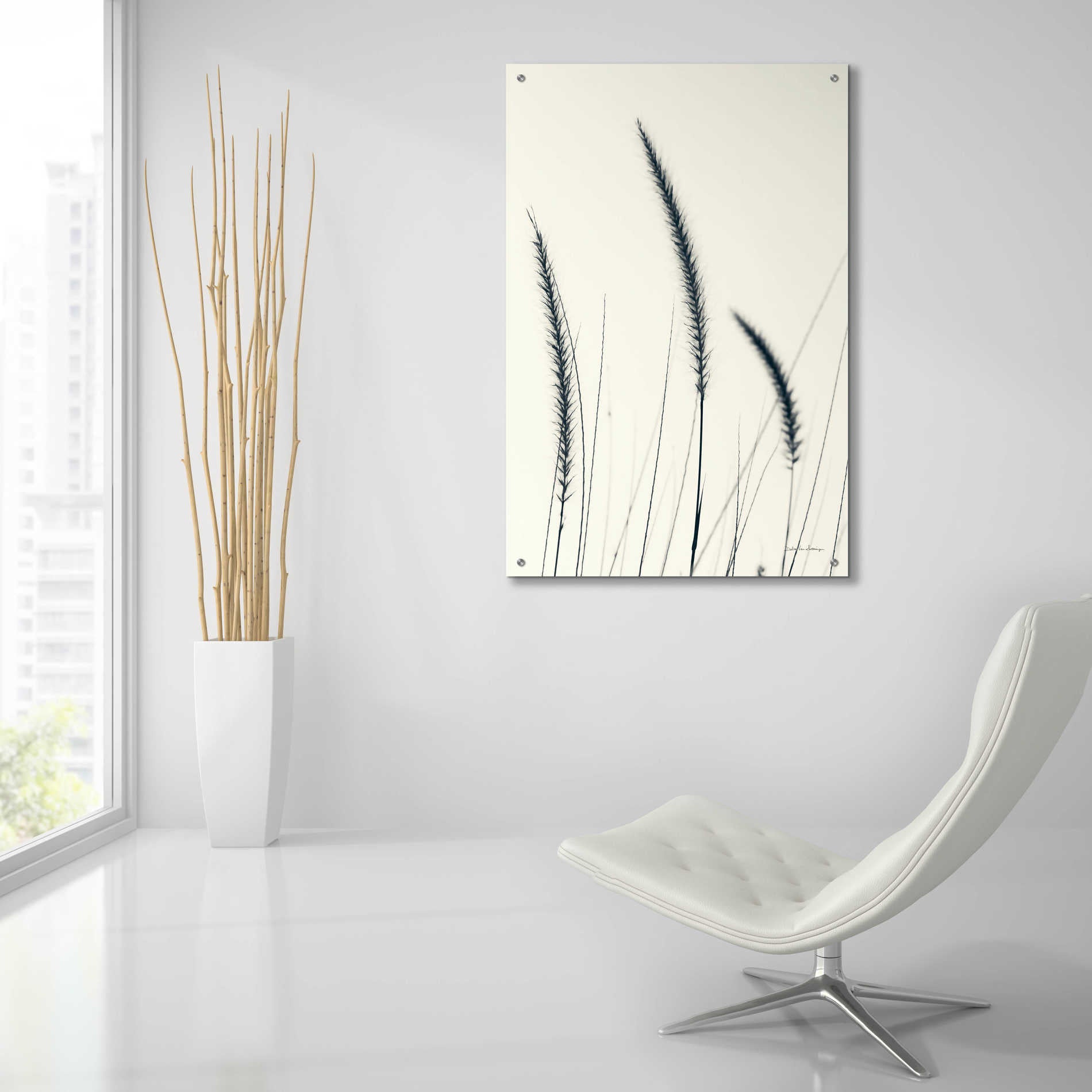 Epic Art 'Field Grasses IV' by Debra Van Swearingen, Acrylic Glass Wall Art,24x36