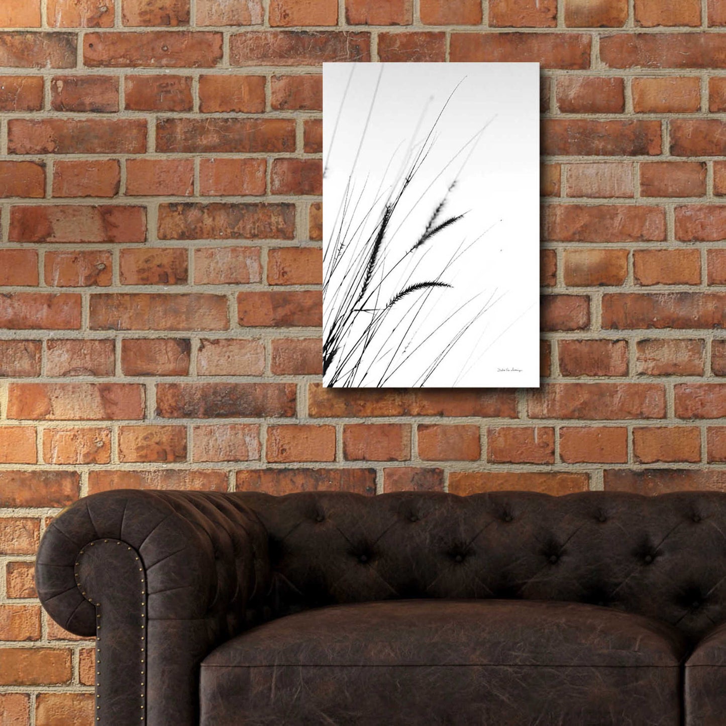 Epic Art 'Field Grasses I White' by Debra Van Swearingen, Acrylic Glass Wall Art,16x24