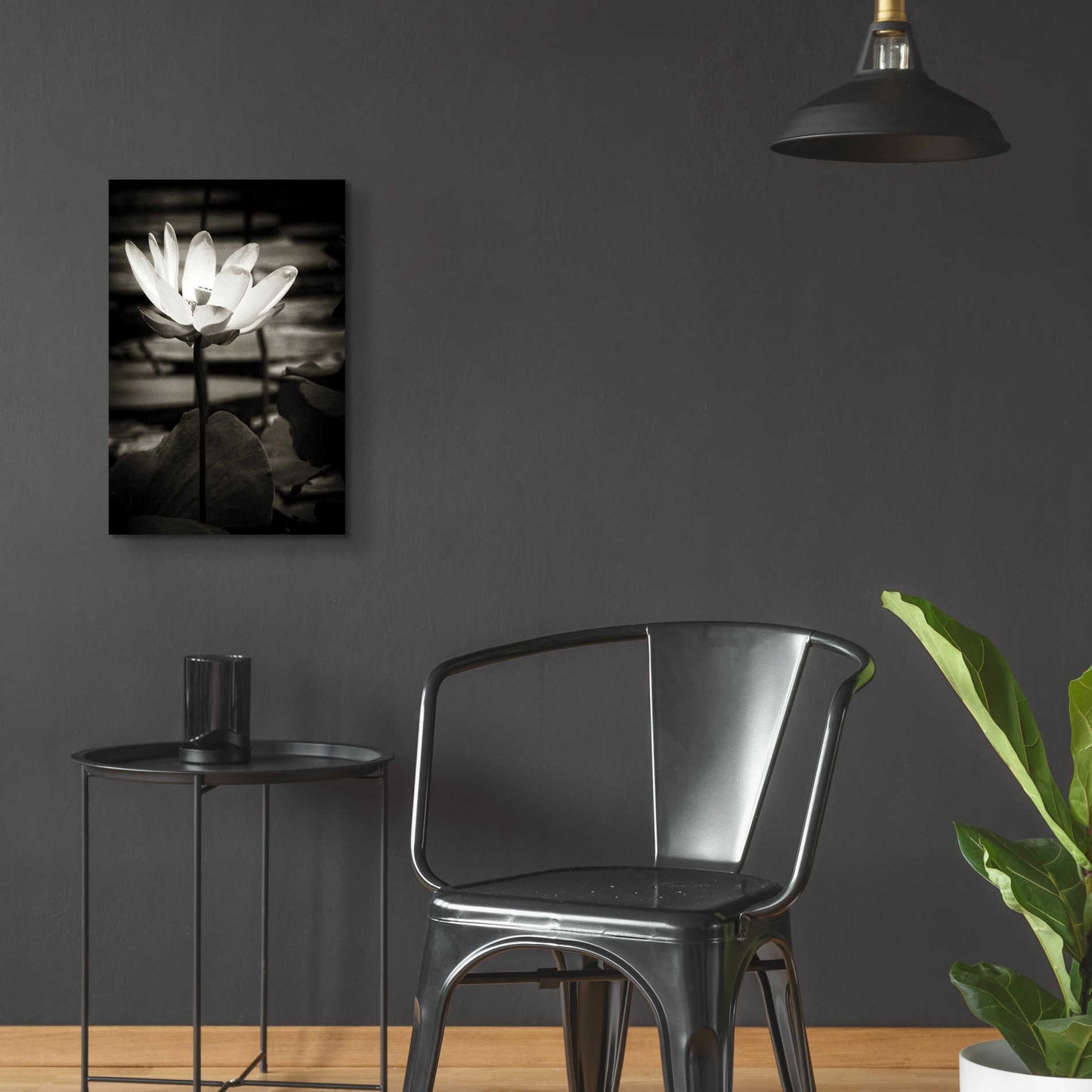 Epic Art 'Lotus Flower VIII' by Debra Van Swearingen, Acrylic Glass Wall Art,16x24