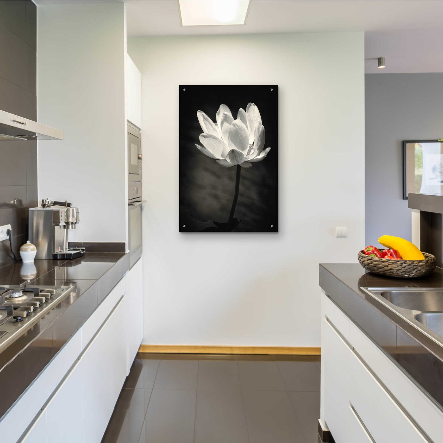 Epic Art 'Lotus Flower X' by Debra Van Swearingen, Acrylic Glass Wall Art,24x36