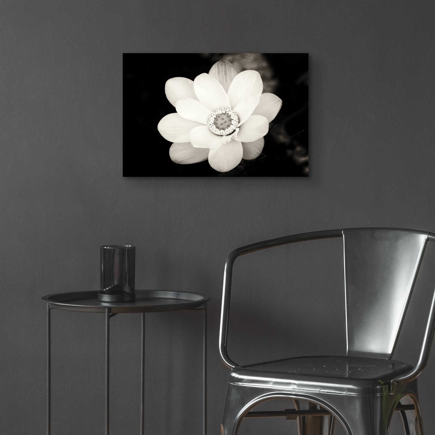 Epic Art 'Lotus Flower III' by Debra Van Swearingen, Acrylic Glass Wall Art,24x16