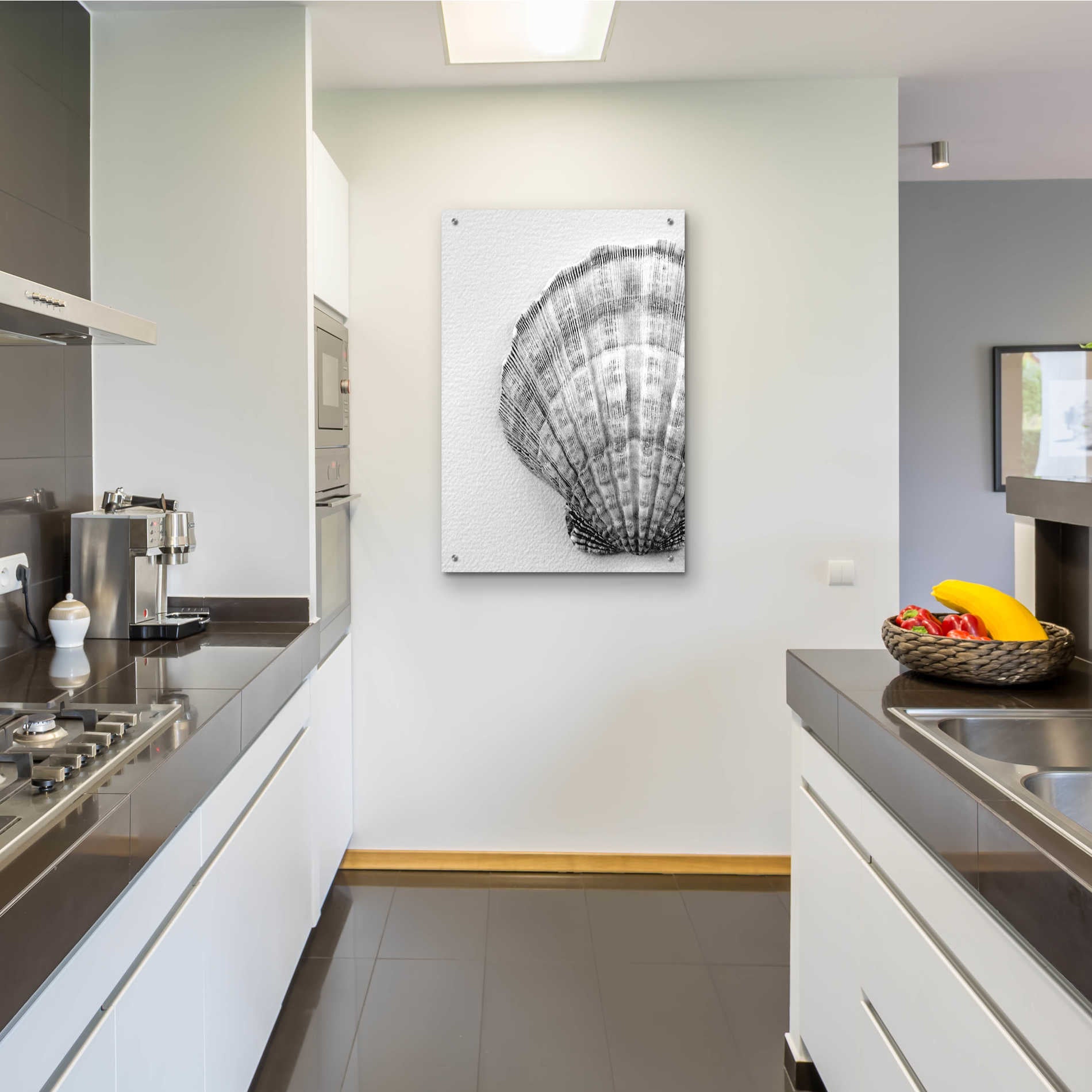 Epic Art 'On The Half Shell' by Debra Van Swearingen, Acrylic Glass Wall Art,24x36