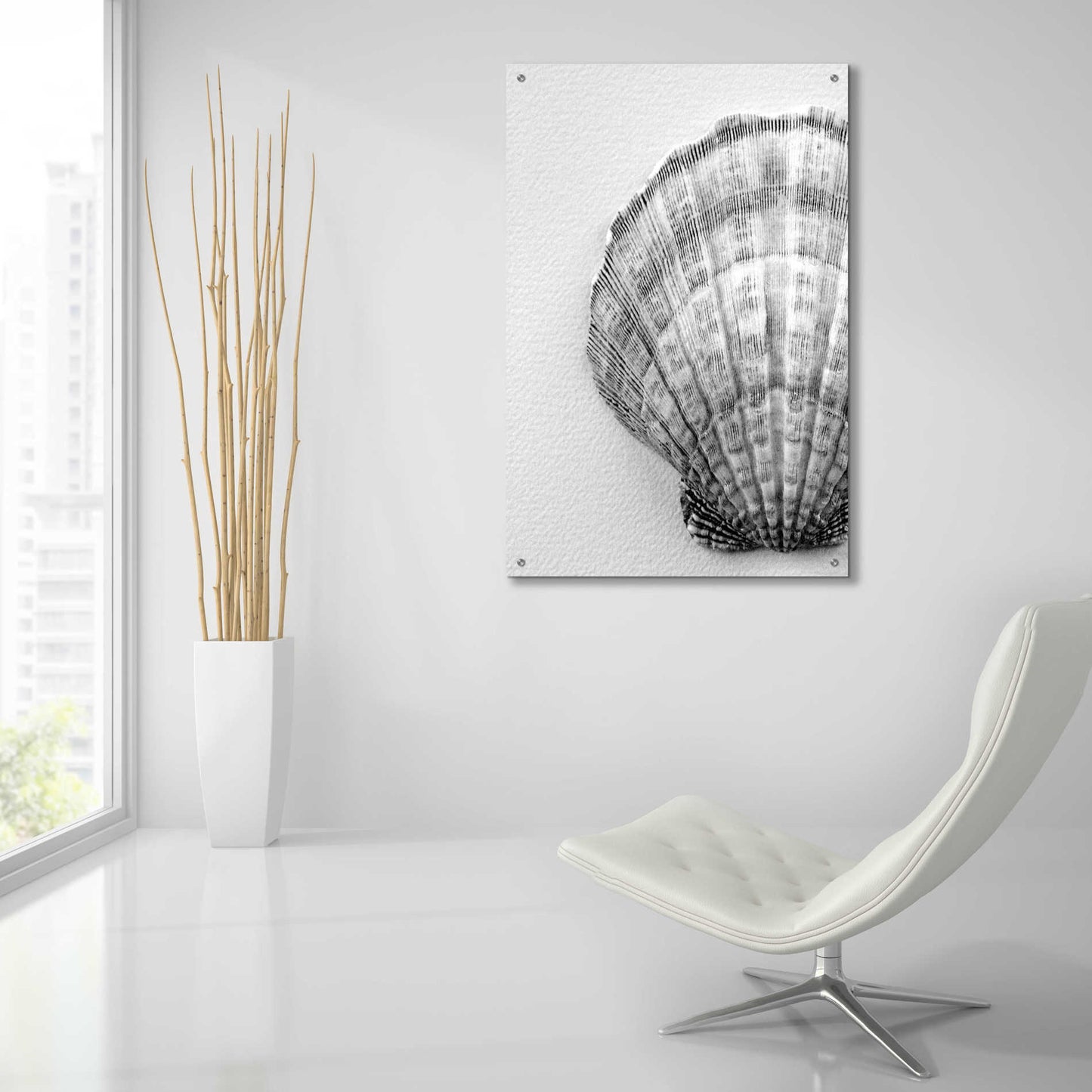 Epic Art 'On The Half Shell' by Debra Van Swearingen, Acrylic Glass Wall Art,24x36