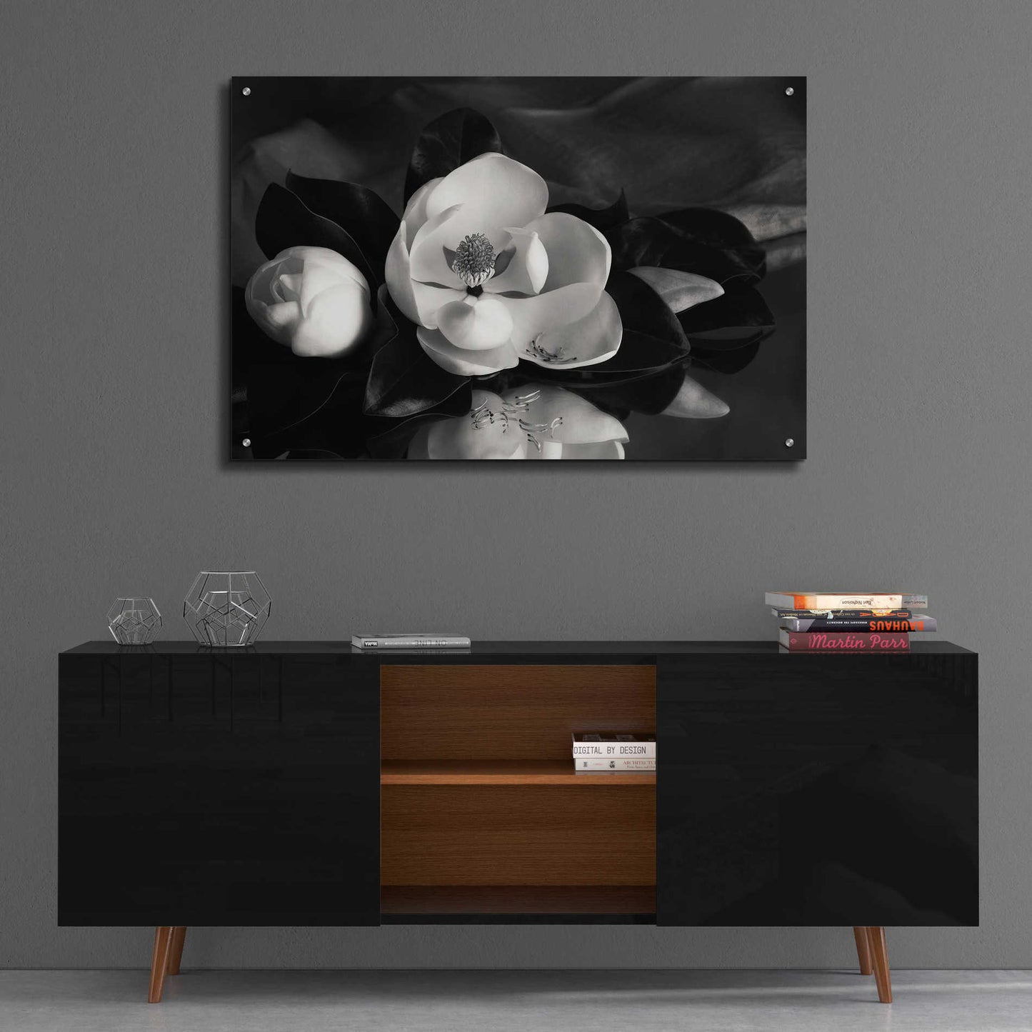 Epic Art 'Magnolia in Bloom' by Debra Van Swearingen, Acrylic Glass Wall Art,36x24