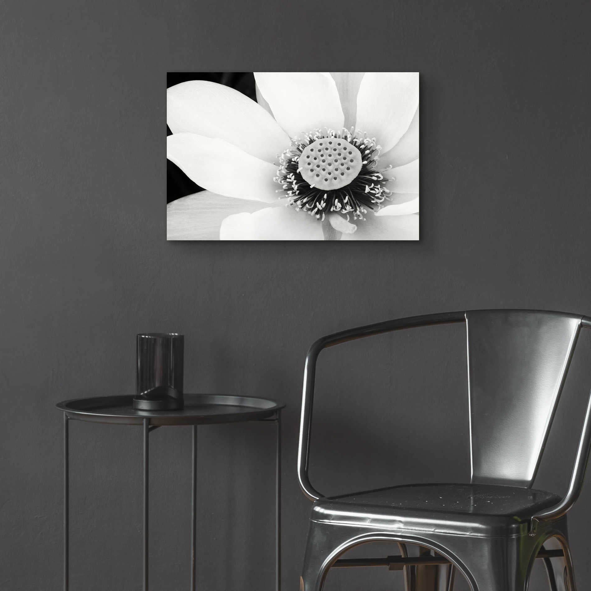Epic Art 'Lotus Flower IV' by Debra Van Swearingen, Acrylic Glass Wall Art,24x16