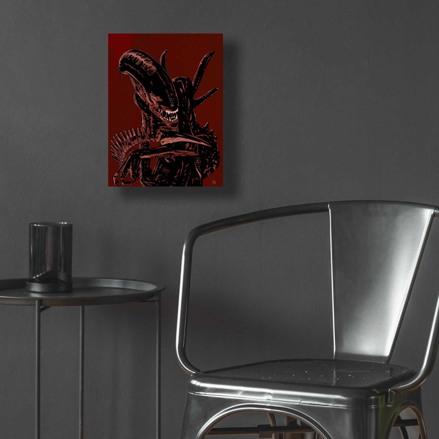 Epic Art 'Alien' by Giuseppe Cristiano, Acrylic Glass Wall Art,12x16