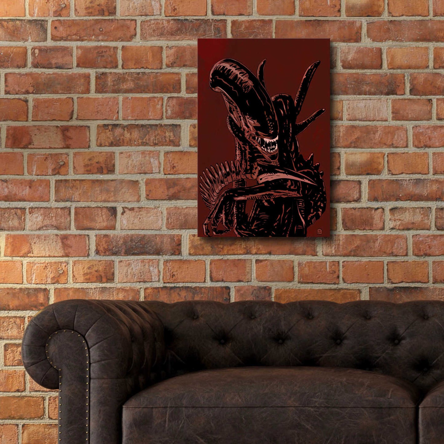 Epic Art 'Alien' by Giuseppe Cristiano, Acrylic Glass Wall Art,16x24