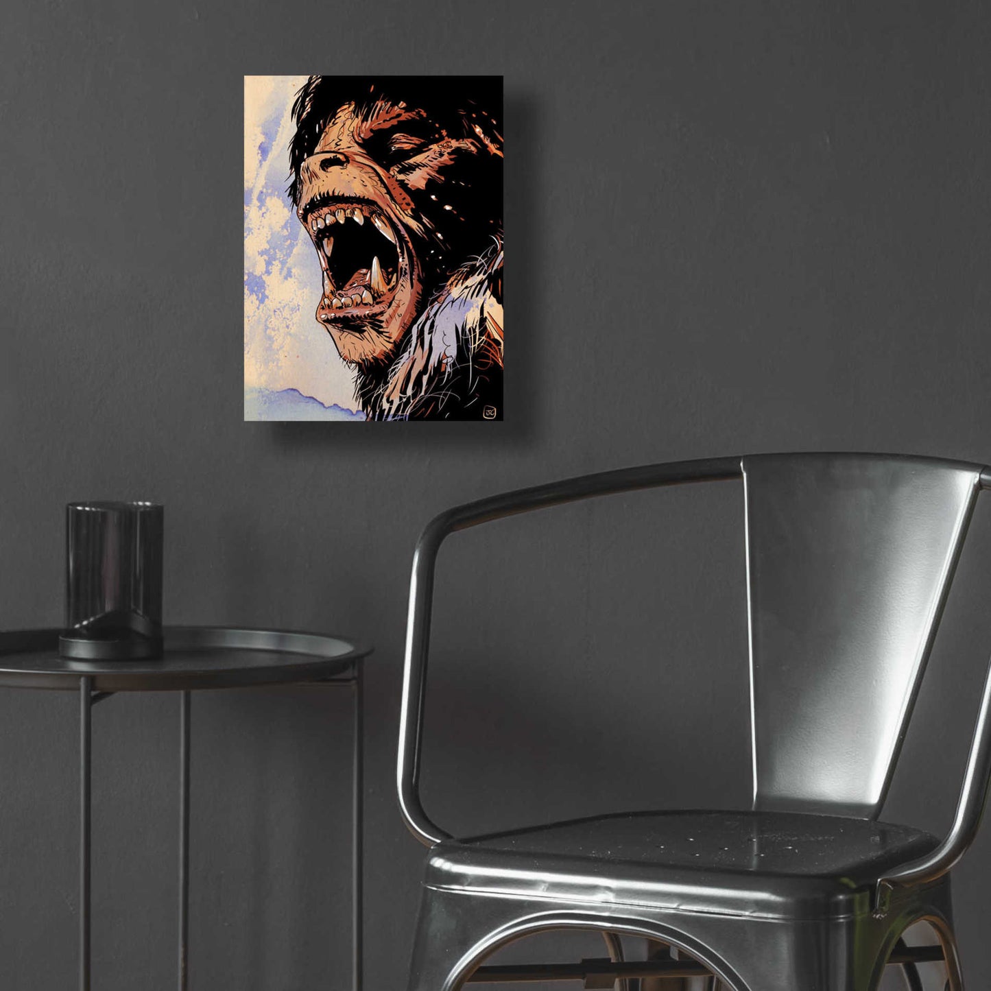 Epic Art 'An American Werewolf' by Giuseppe Cristiano, Acrylic Glass Wall Art,12x16