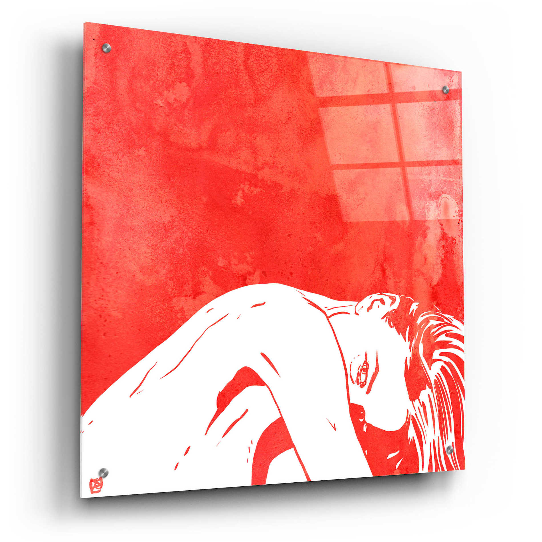 Epic Art 'August 1' by Giuseppe Cristiano, Acrylic Glass Wall Art,24x24