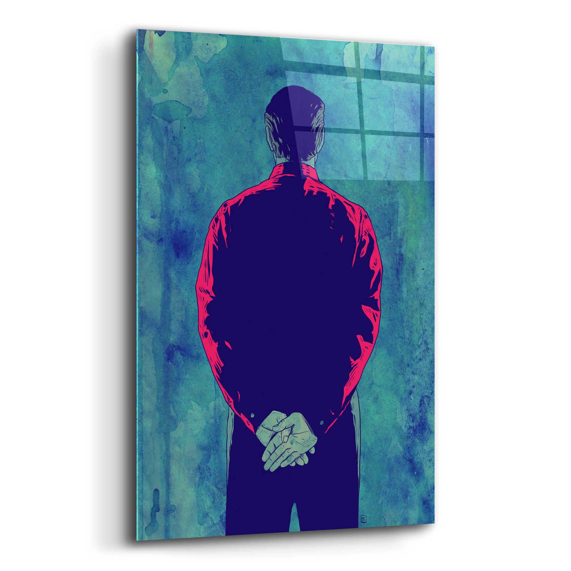 Epic Art 'Back' by Giuseppe Cristiano, Acrylic Glass Wall Art,12x16