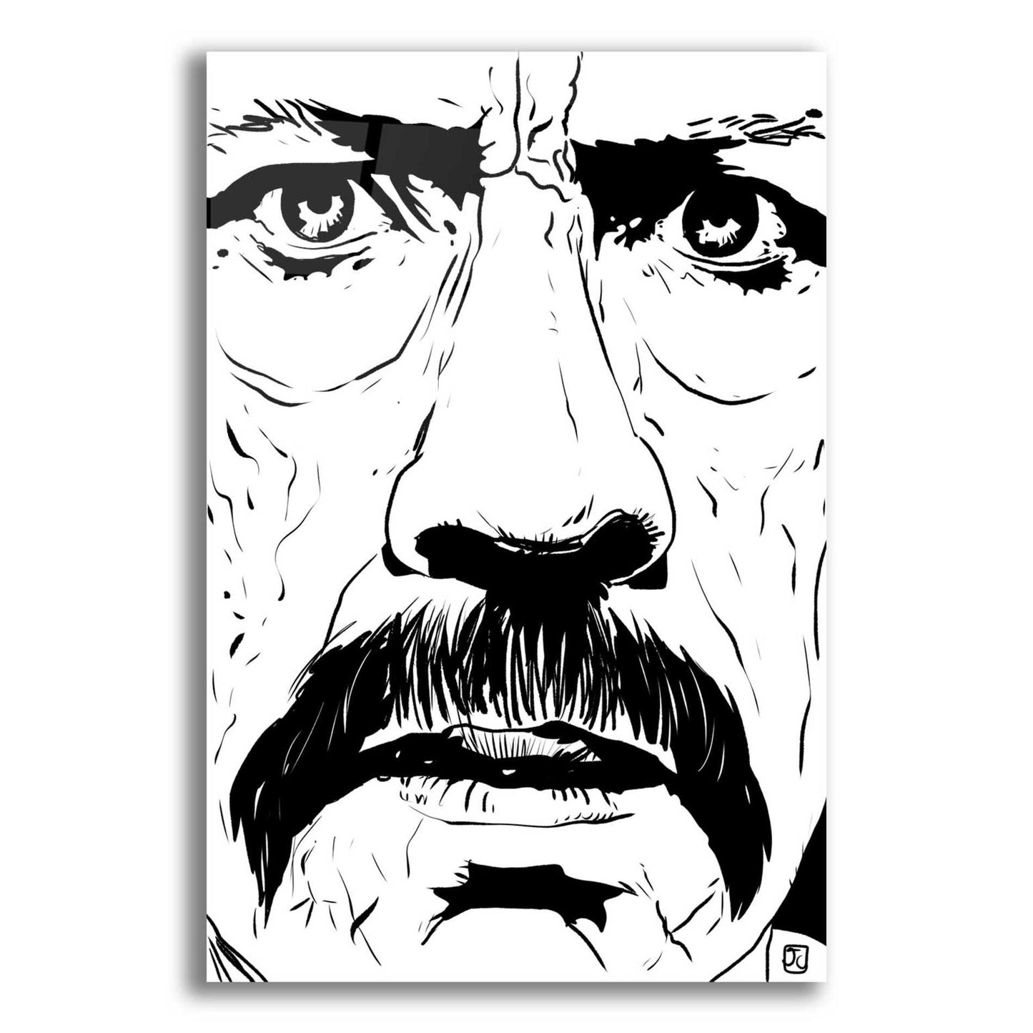 Epic Art 'Danny Trejo 2' by Giuseppe Cristiano, Acrylic Glass Wall Art,12x16