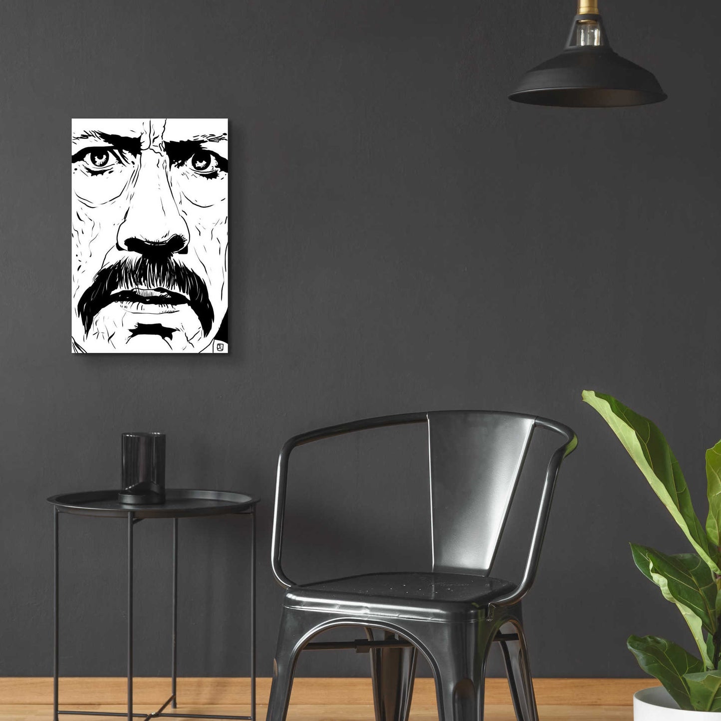 Epic Art 'Danny Trejo 2' by Giuseppe Cristiano, Acrylic Glass Wall Art,16x24