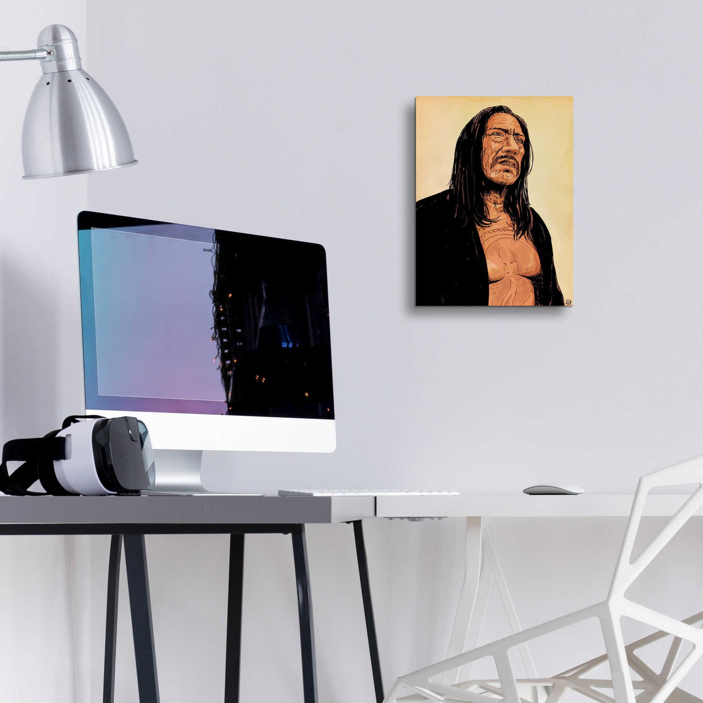 Epic Art 'Danny Trejo' by Giuseppe Cristiano, Acrylic Glass Wall Art,12x16