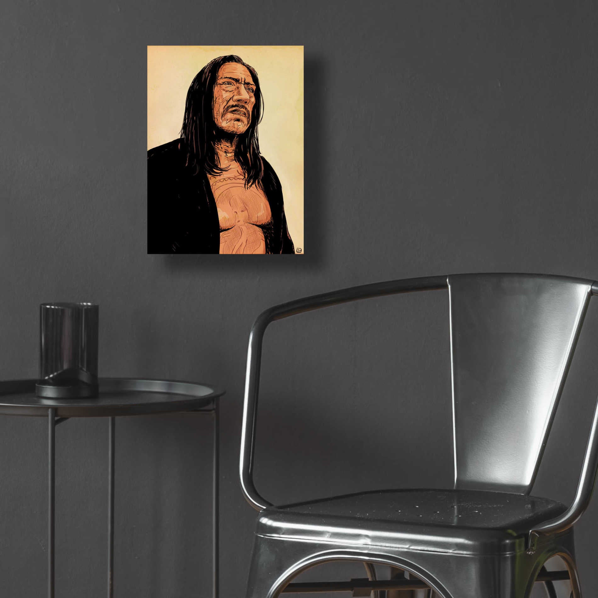 Epic Art 'Danny Trejo' by Giuseppe Cristiano, Acrylic Glass Wall Art,12x16