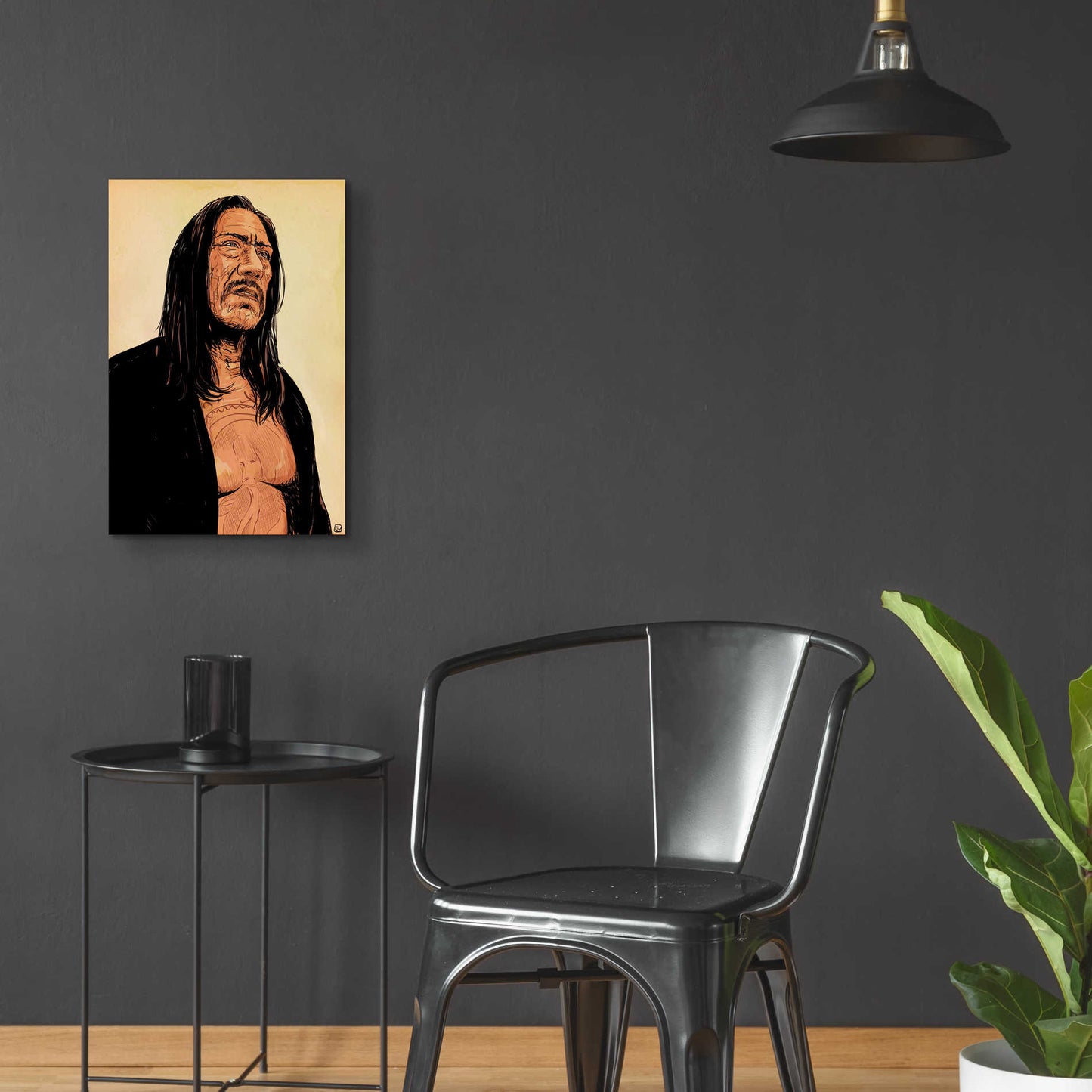 Epic Art 'Danny Trejo' by Giuseppe Cristiano, Acrylic Glass Wall Art,16x24