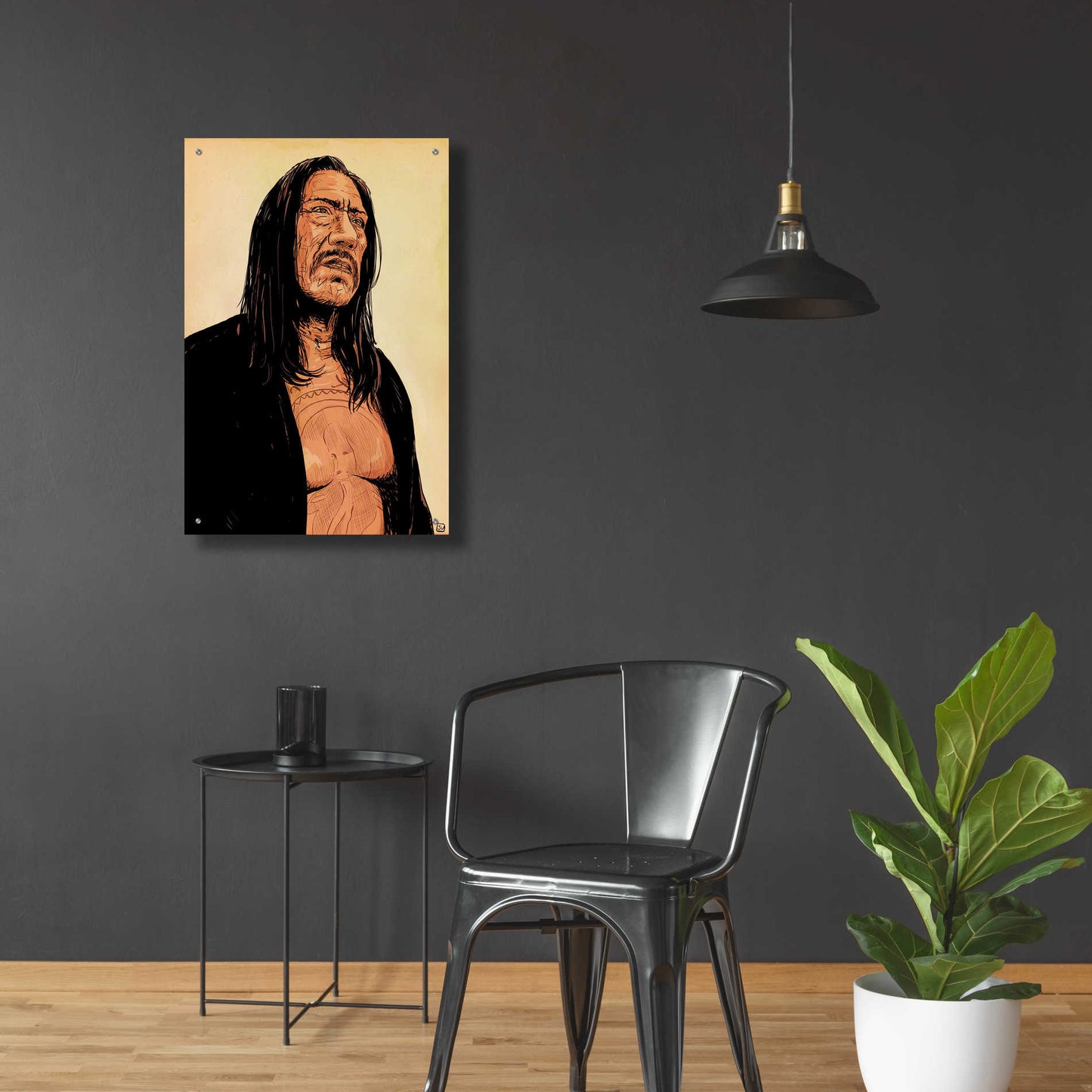 Epic Art 'Danny Trejo' by Giuseppe Cristiano, Acrylic Glass Wall Art,24x36