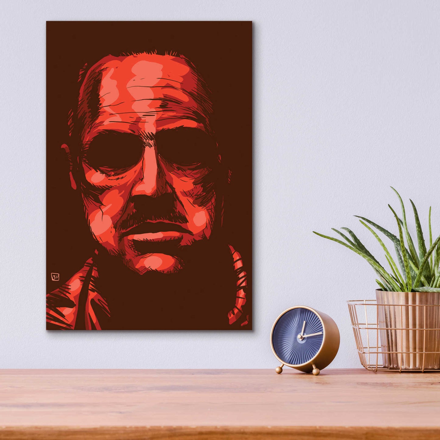 Epic Art 'Don Vito Corleone' by Giuseppe Cristiano, Acrylic Glass Wall Art,12x16