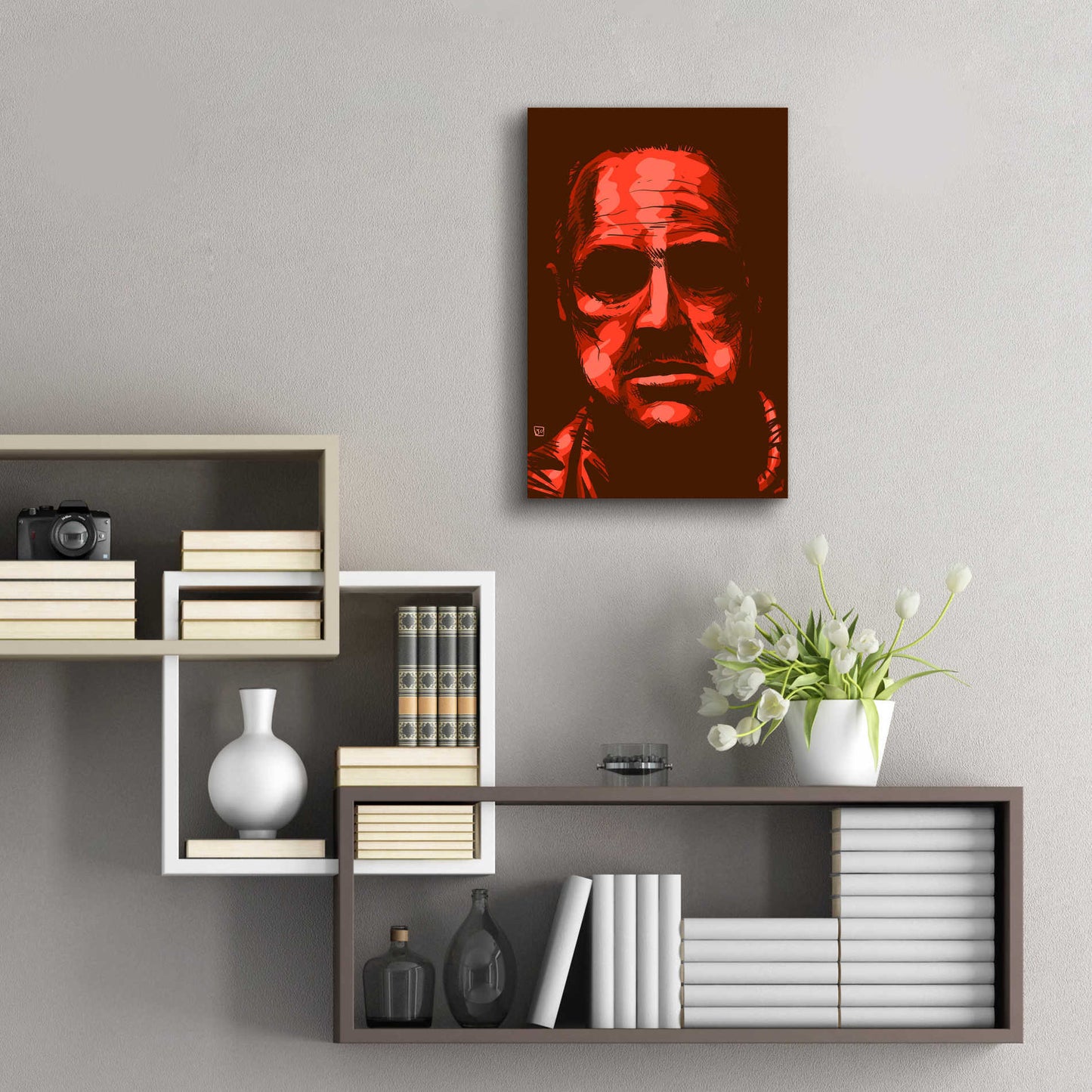 Epic Art 'Don Vito Corleone' by Giuseppe Cristiano, Acrylic Glass Wall Art,16x24