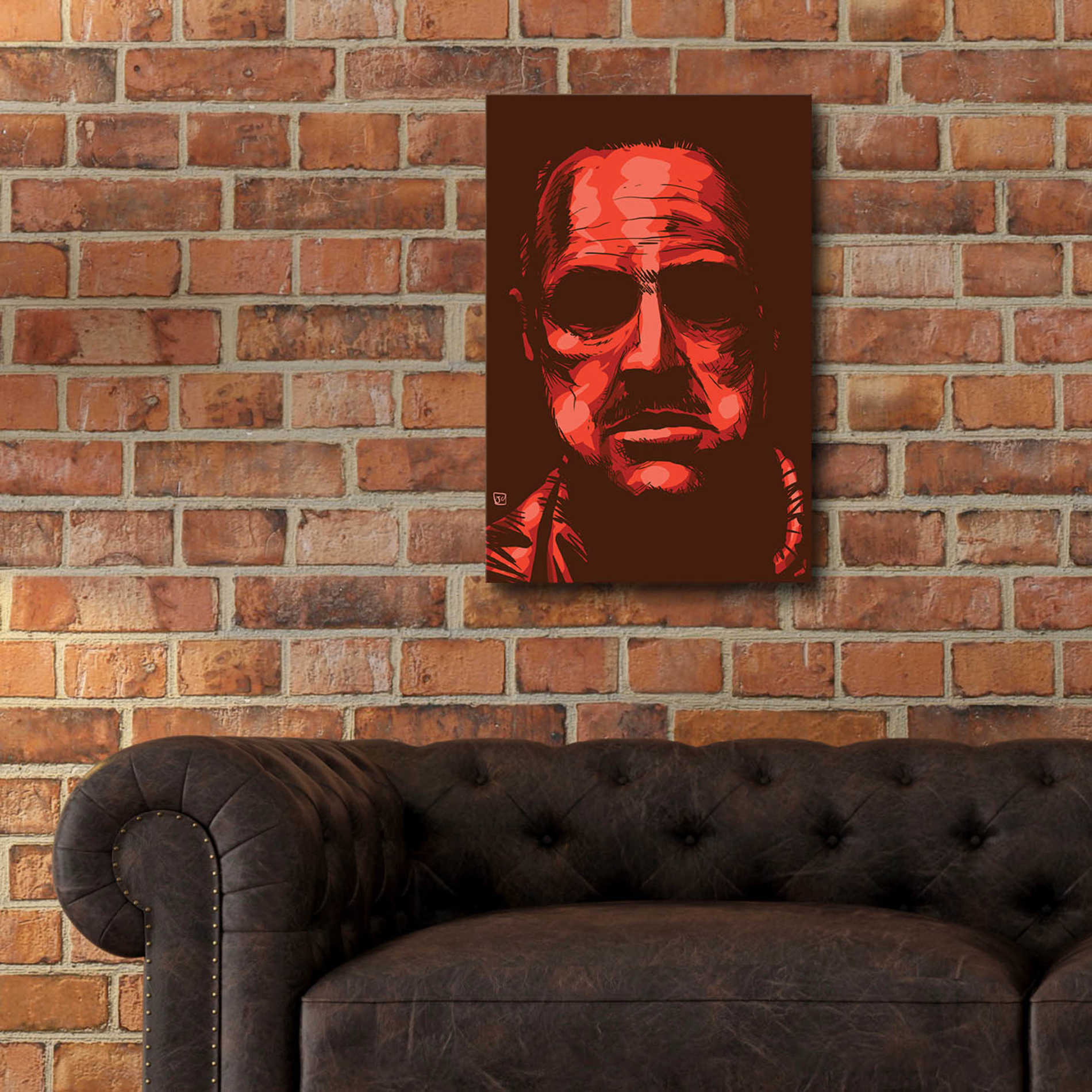 Epic Art 'Don Vito Corleone' by Giuseppe Cristiano, Acrylic Glass Wall Art,16x24