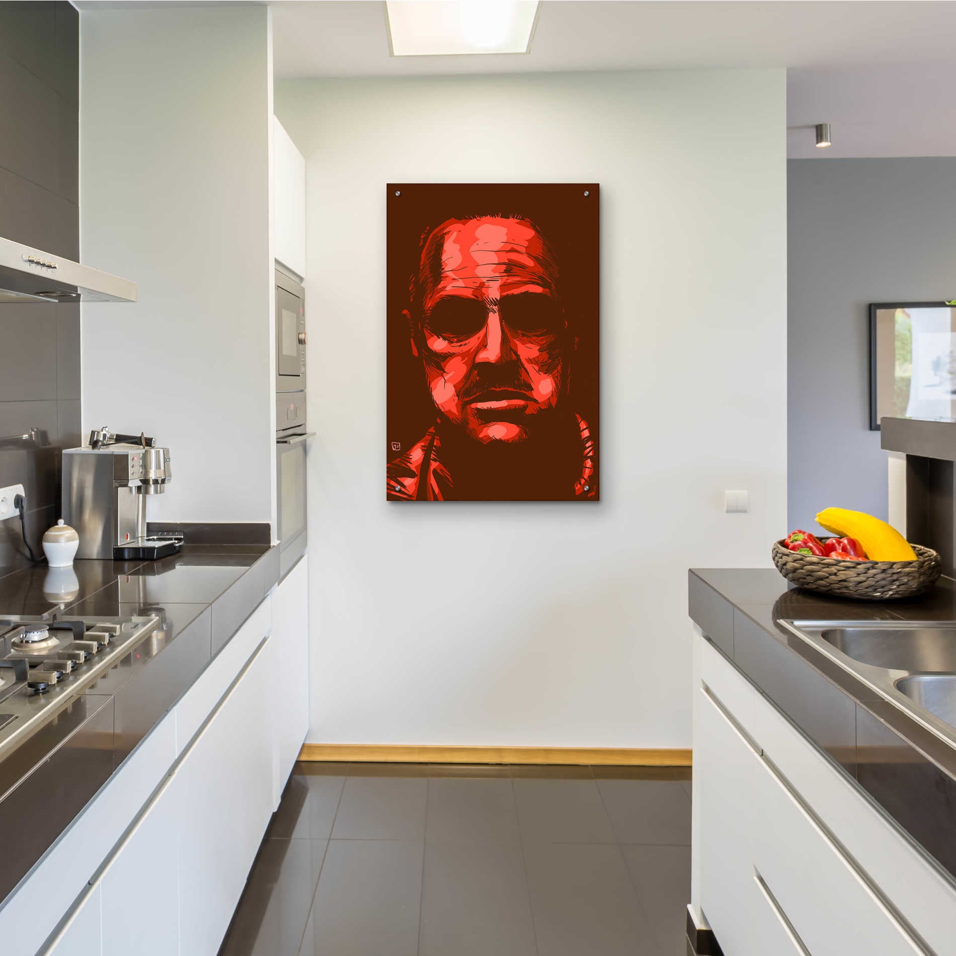 Epic Art 'Don Vito Corleone' by Giuseppe Cristiano, Acrylic Glass Wall Art,24x36