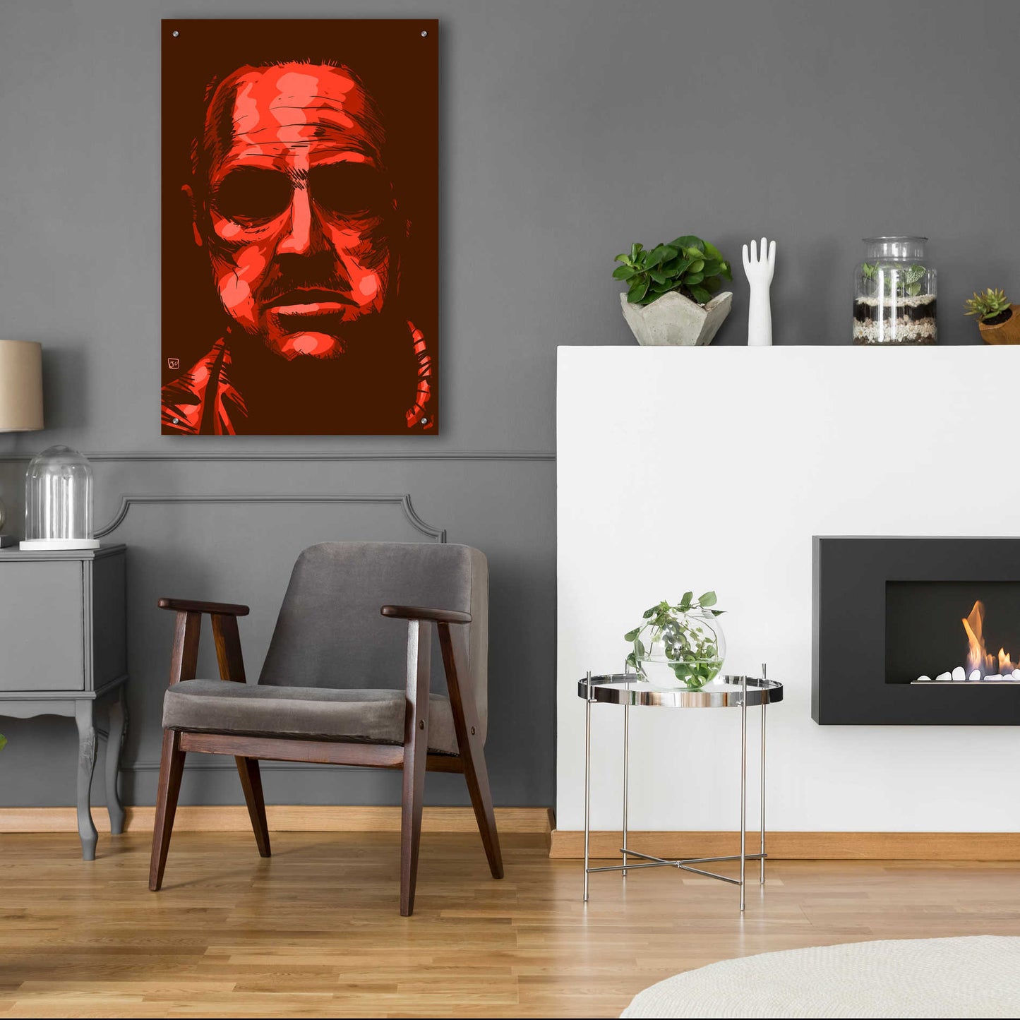 Epic Art 'Don Vito Corleone' by Giuseppe Cristiano, Acrylic Glass Wall Art,24x36