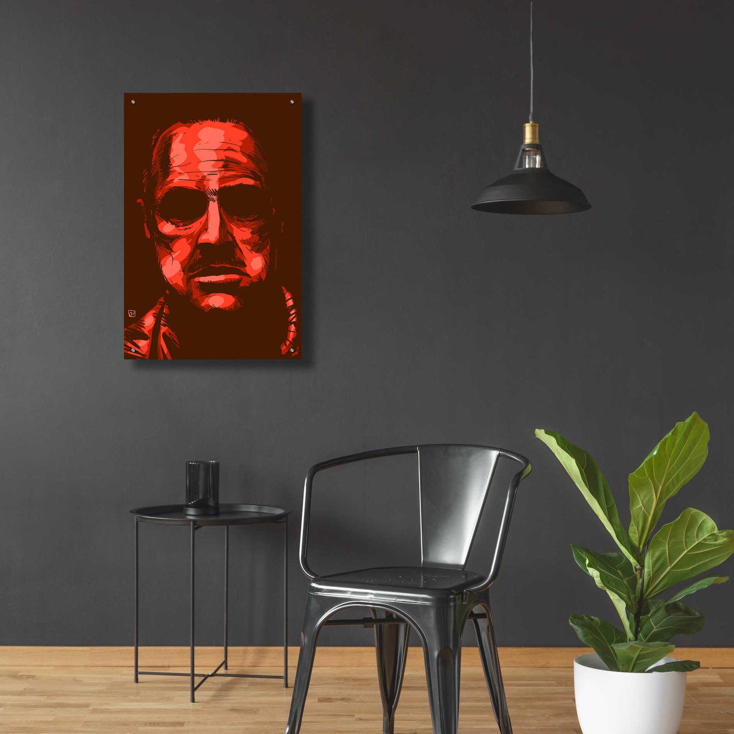 Epic Art 'Don Vito Corleone' by Giuseppe Cristiano, Acrylic Glass Wall Art,24x36