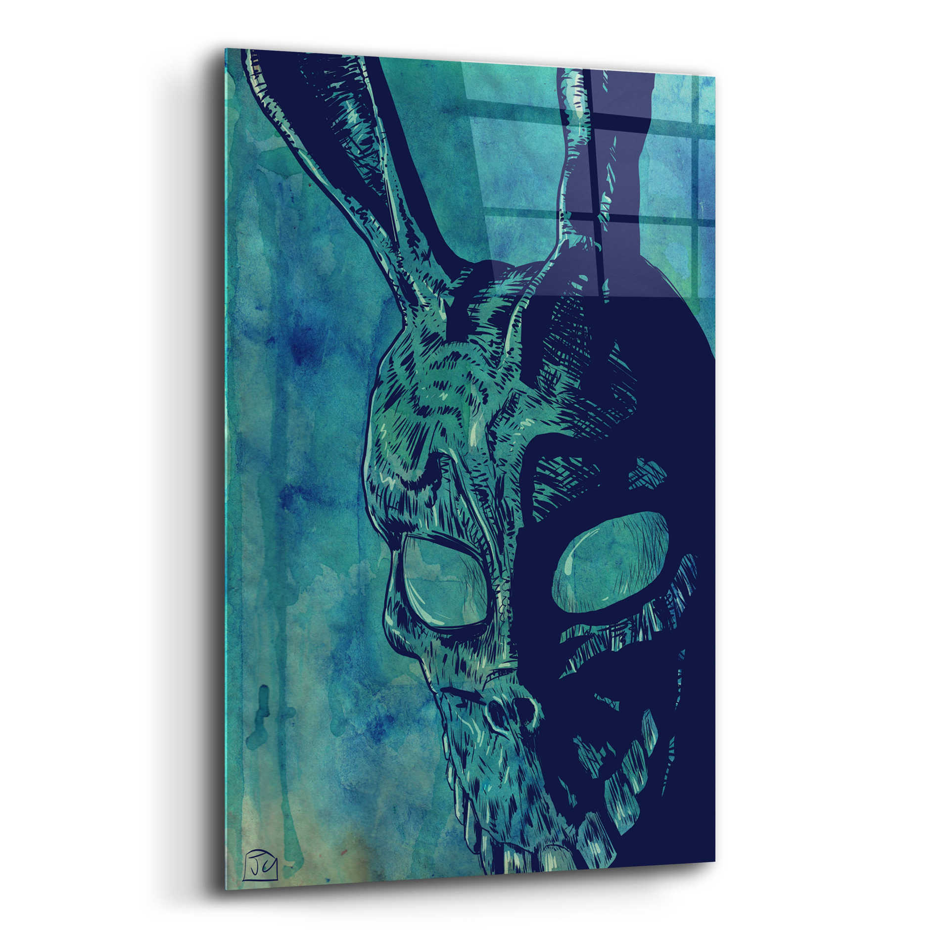 Epic Art 'Donnie Darko' by Giuseppe Cristiano, Acrylic Glass Wall Art,16x24