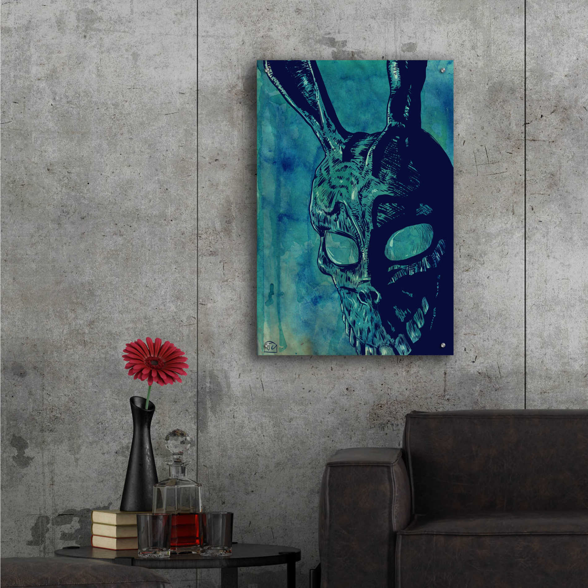 Epic Art 'Donnie Darko' by Giuseppe Cristiano, Acrylic Glass Wall Art,24x36