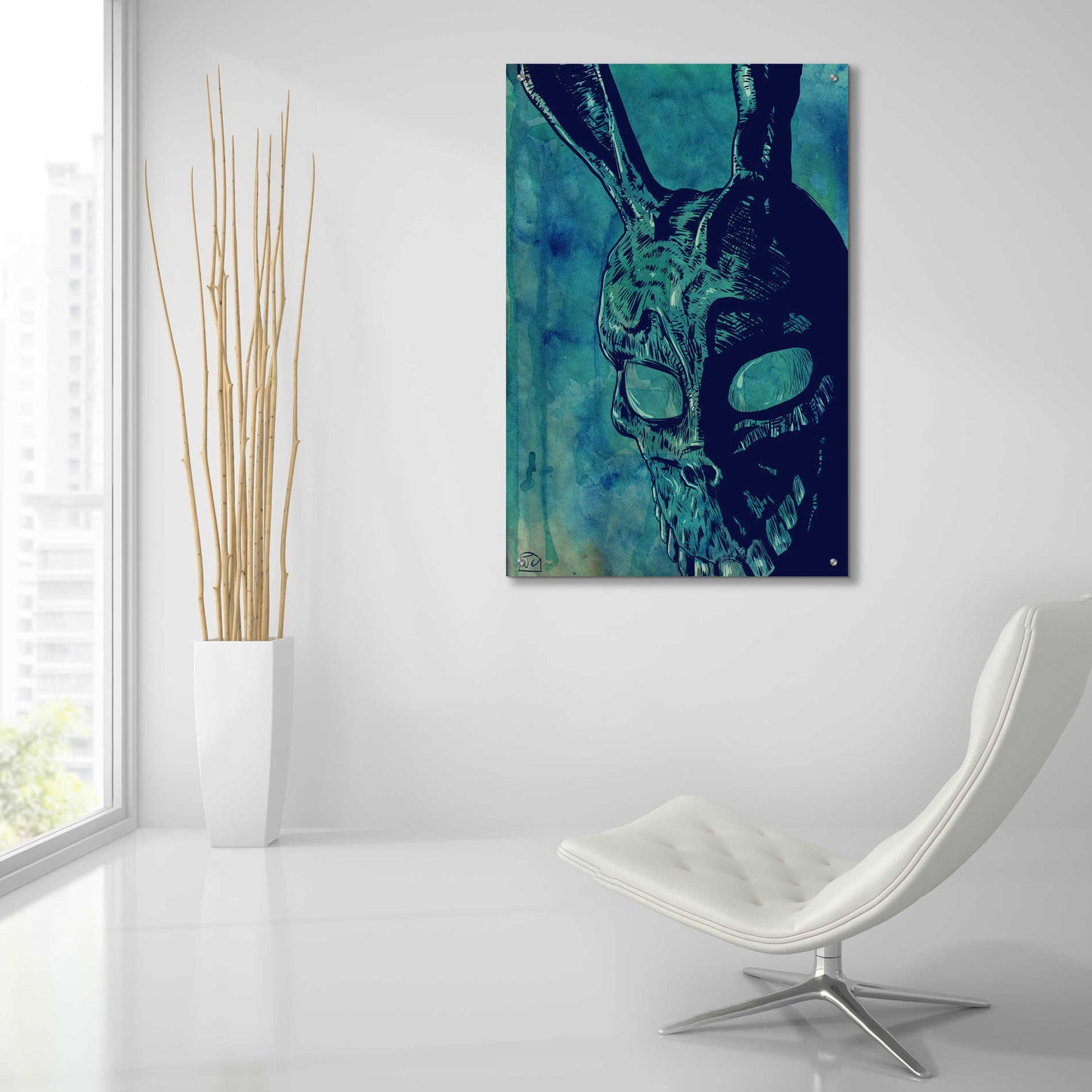 Epic Art 'Donnie Darko' by Giuseppe Cristiano, Acrylic Glass Wall Art,24x36