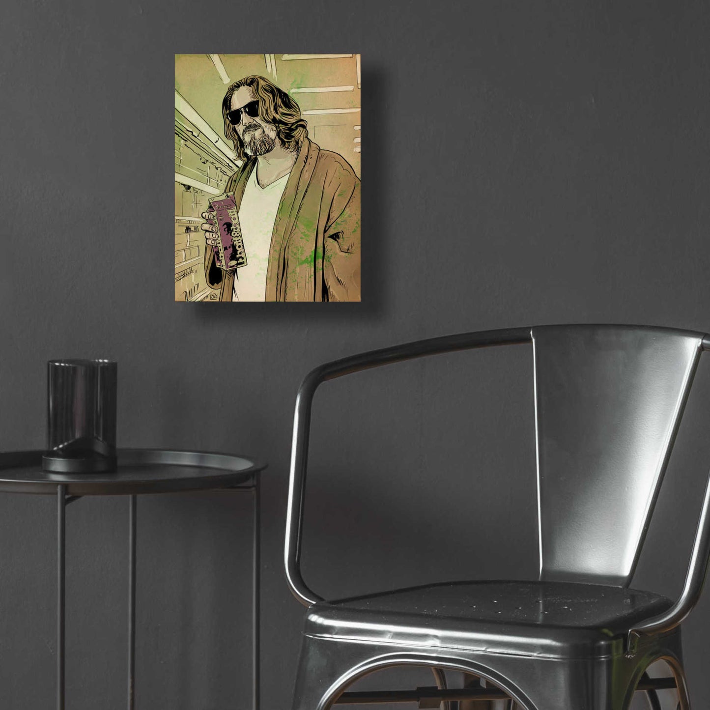 Epic Art 'Dude Lebowski' by Giuseppe Cristiano, Acrylic Glass Wall Art,12x16