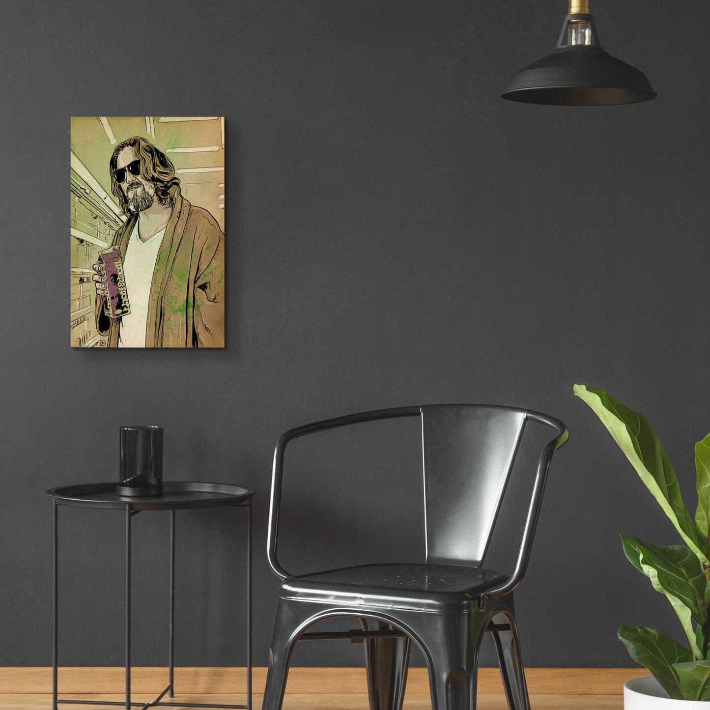 Epic Art 'Dude Lebowski' by Giuseppe Cristiano, Acrylic Glass Wall Art,16x24