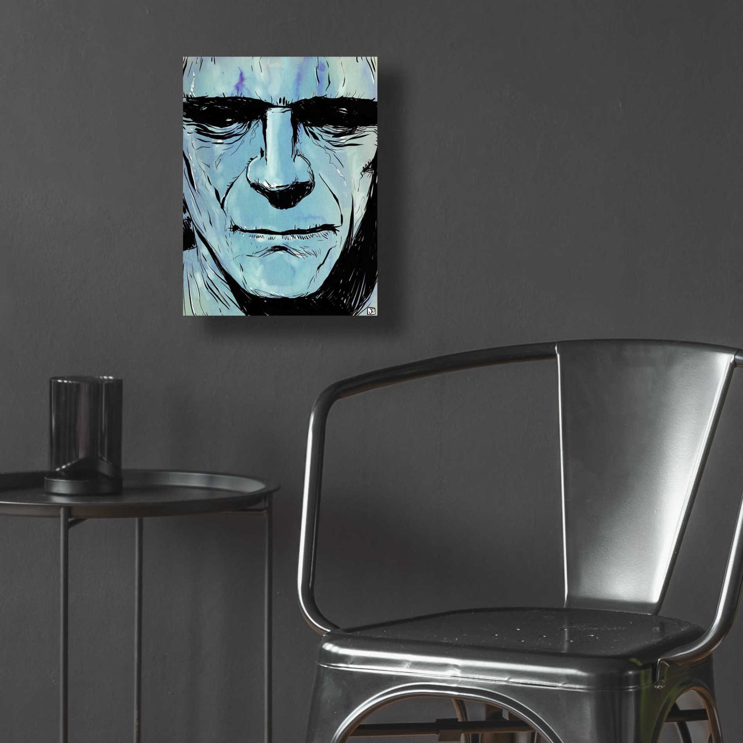 Epic Art 'Frankenstein' by Giuseppe Cristiano, Acrylic Glass Wall Art,12x16