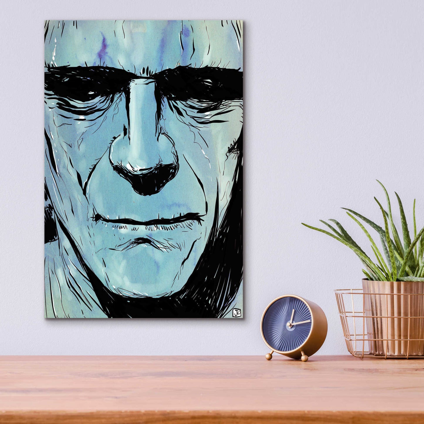 Epic Art 'Frankenstein' by Giuseppe Cristiano, Acrylic Glass Wall Art,12x16