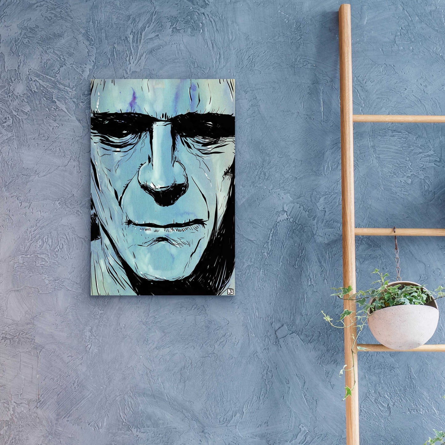 Epic Art 'Frankenstein' by Giuseppe Cristiano, Acrylic Glass Wall Art,16x24