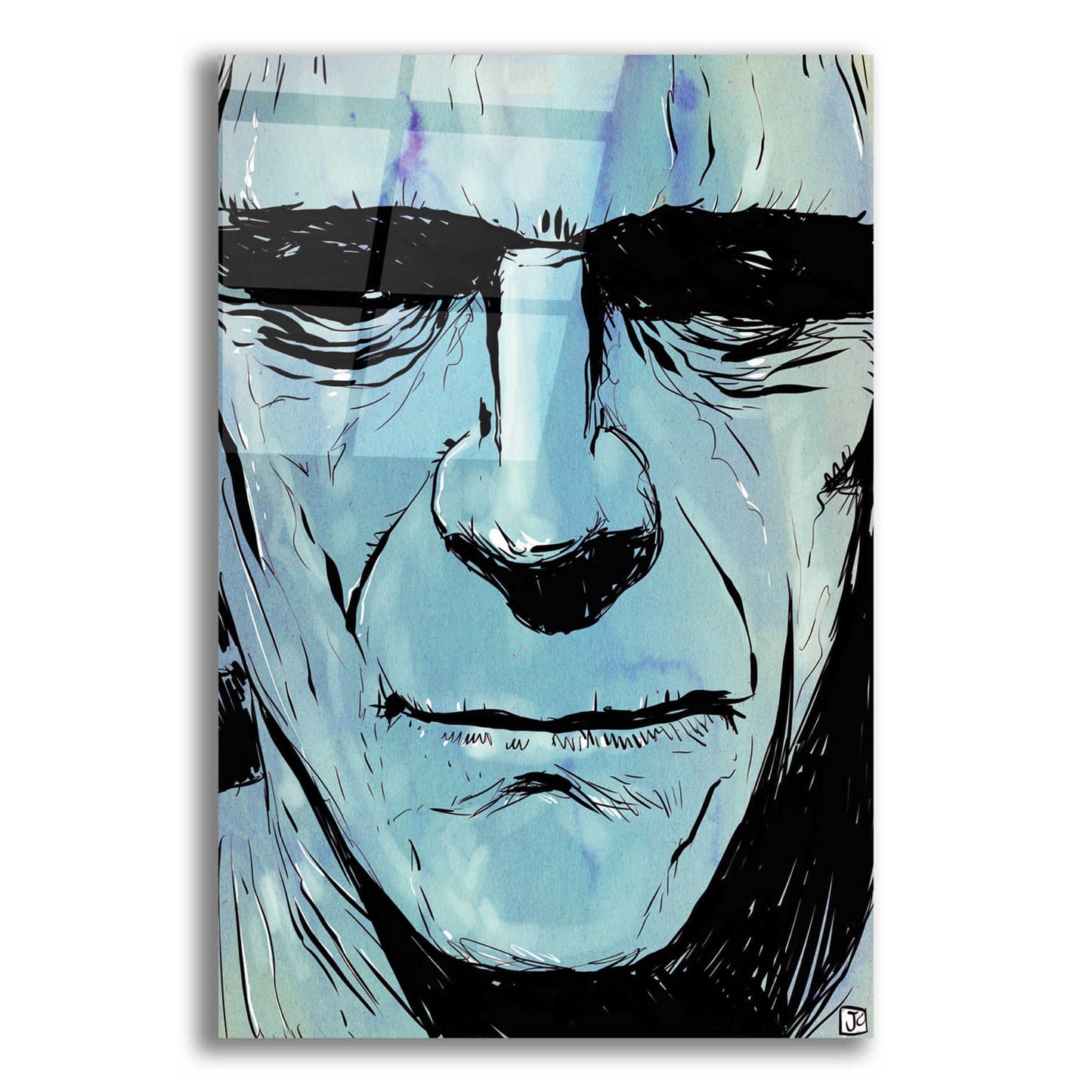 Epic Art 'Frankenstein' by Giuseppe Cristiano, Acrylic Glass Wall Art,16x24