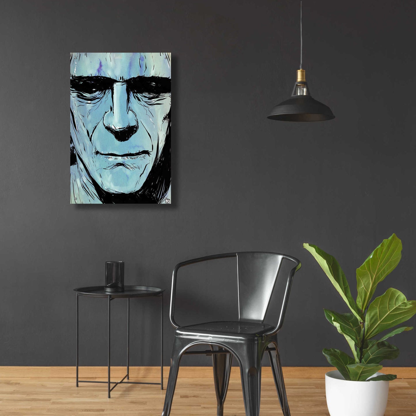 Epic Art 'Frankenstein' by Giuseppe Cristiano, Acrylic Glass Wall Art,24x36