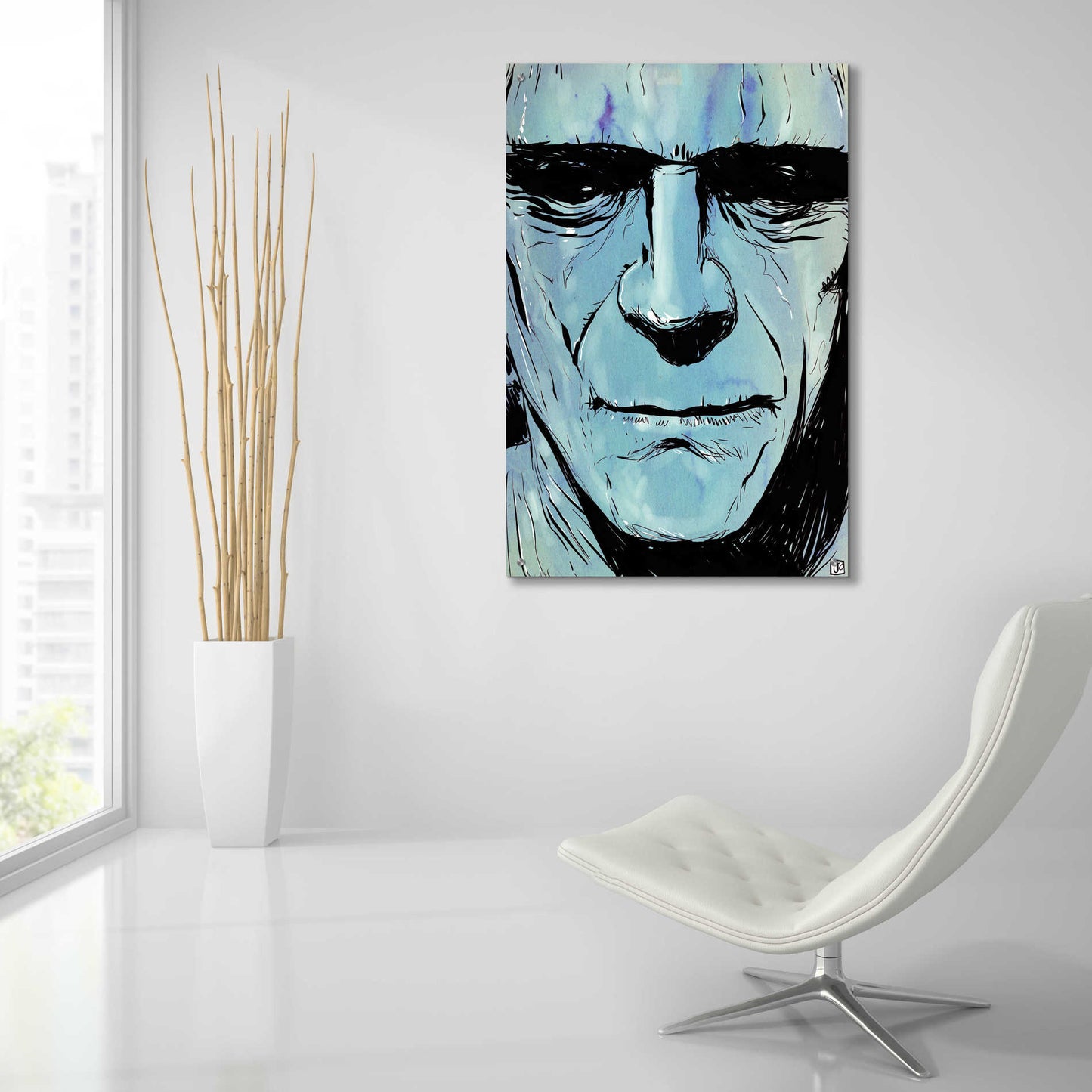 Epic Art 'Frankenstein' by Giuseppe Cristiano, Acrylic Glass Wall Art,24x36