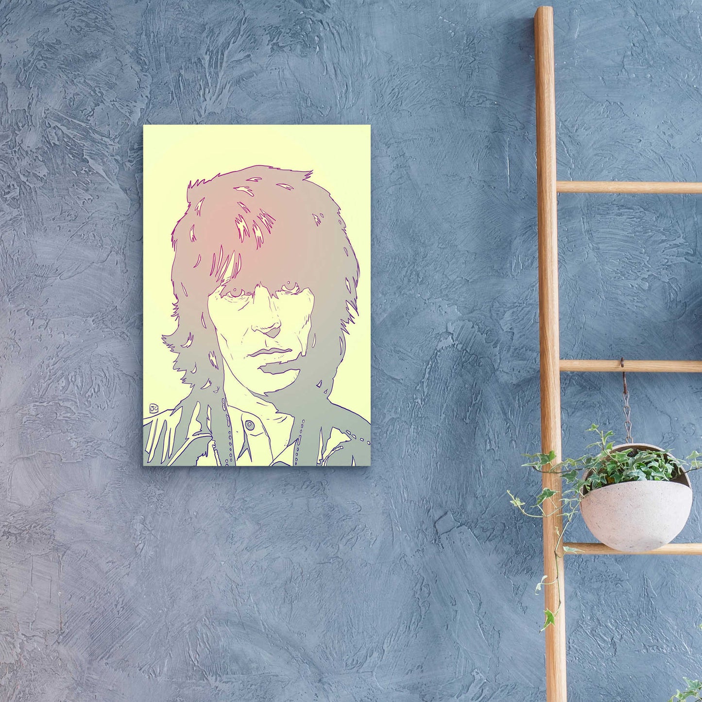 Epic Art 'Mick Jagger' by Giuseppe Cristiano, Acrylic Glass Wall Art,16x24