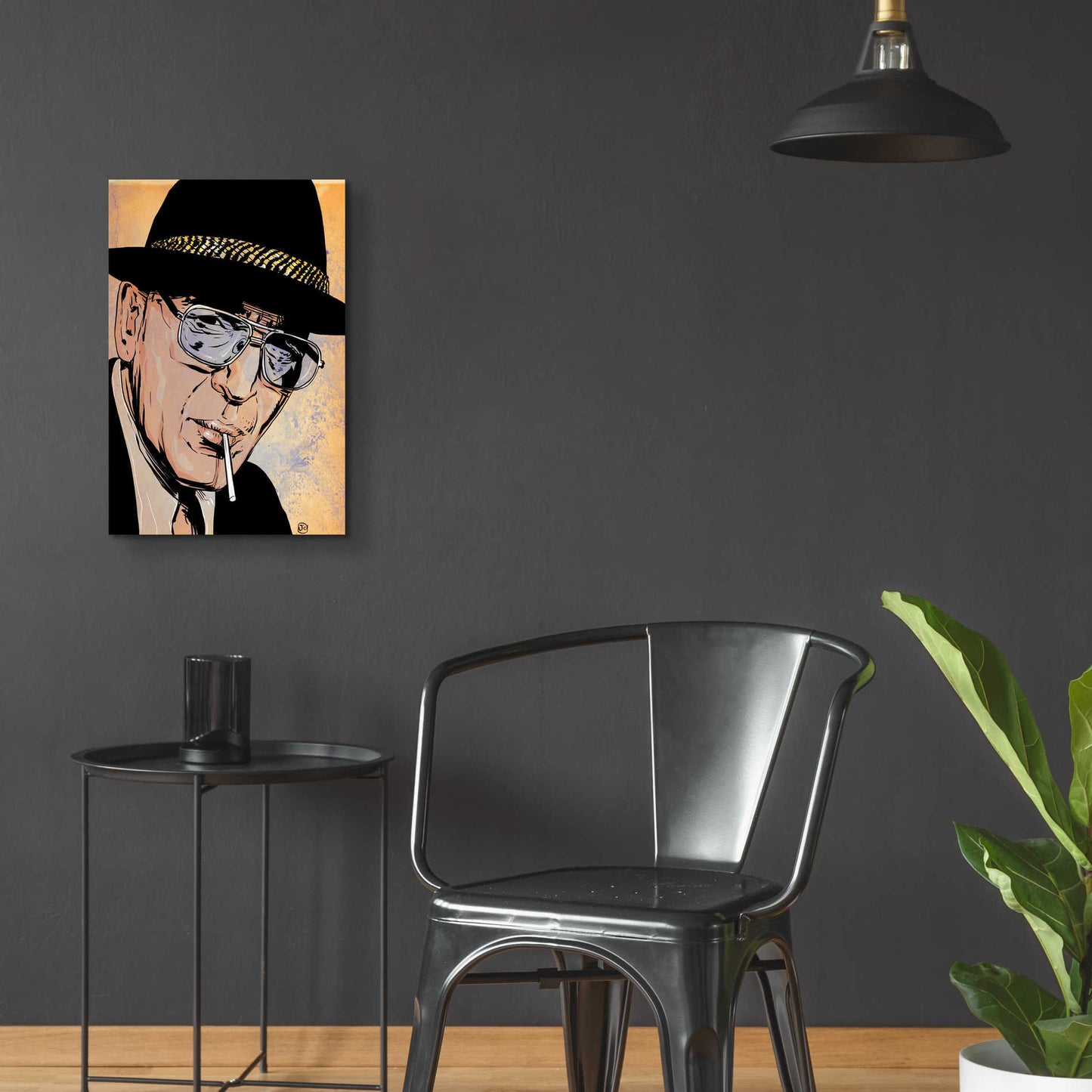 Epic Art 'Kojak' by Giuseppe Cristiano, Acrylic Glass Wall Art,16x24