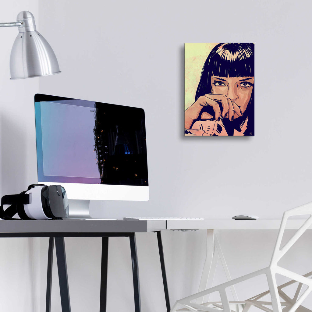 Epic Art 'Mia Wallace' by Giuseppe Cristiano, Acrylic Glass Wall Art,12x16