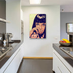 Epic Art 'Mia Wallace' by Giuseppe Cristiano, Acrylic Glass Wall Art,24x36