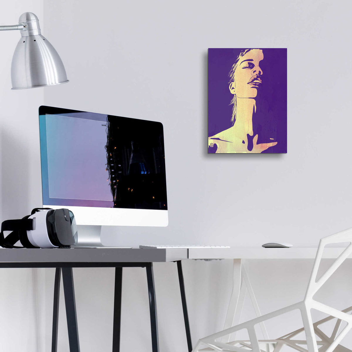 Epic Art 'Neck' by Giuseppe Cristiano, Acrylic Glass Wall Art,12x16