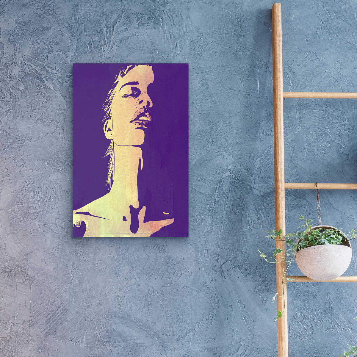 Epic Art 'Neck' by Giuseppe Cristiano, Acrylic Glass Wall Art,16x24