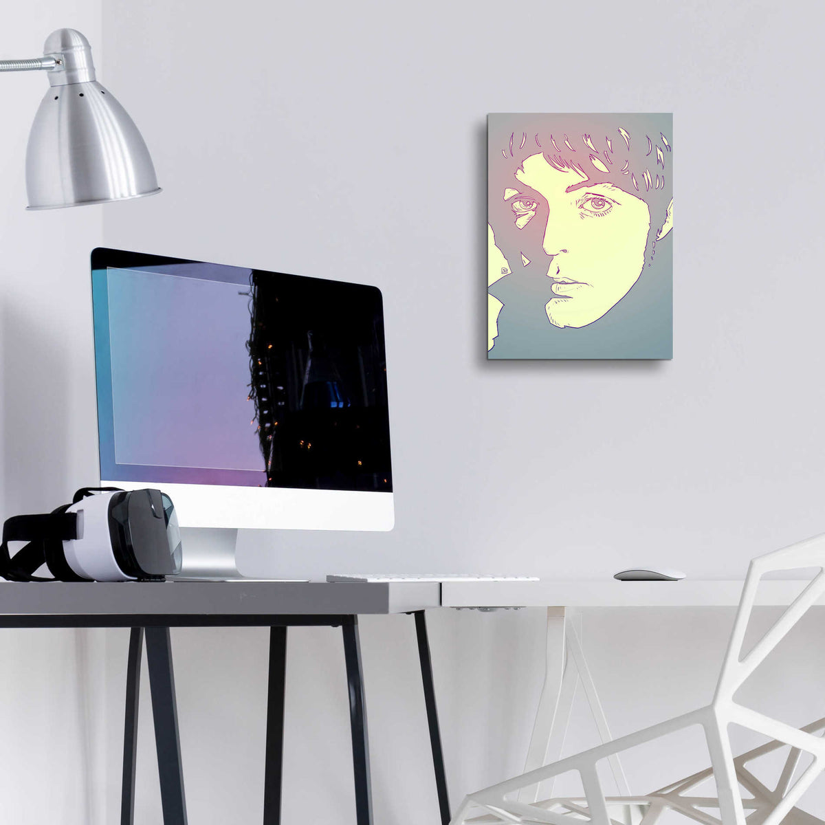 Epic Art 'Paul' by Giuseppe Cristiano, Acrylic Glass Wall Art,12x16