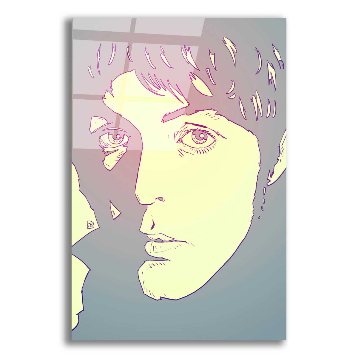Epic Art 'Paul' by Giuseppe Cristiano, Acrylic Glass Wall Art