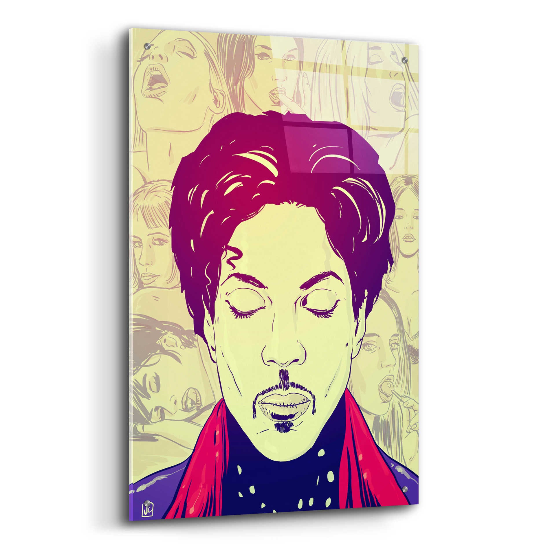 Epic Art 'Prince' by Giuseppe Cristiano, Acrylic Glass Wall Art,24x36