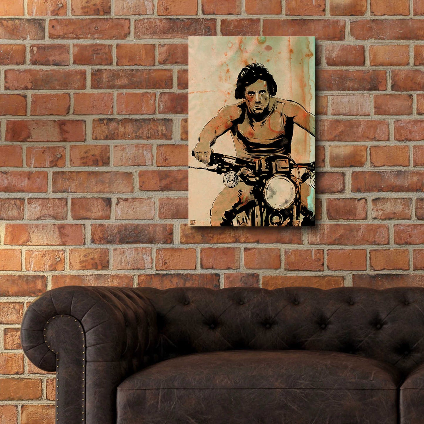 Epic Art 'Rambo' by Giuseppe Cristiano, Acrylic Glass Wall Art,16x24