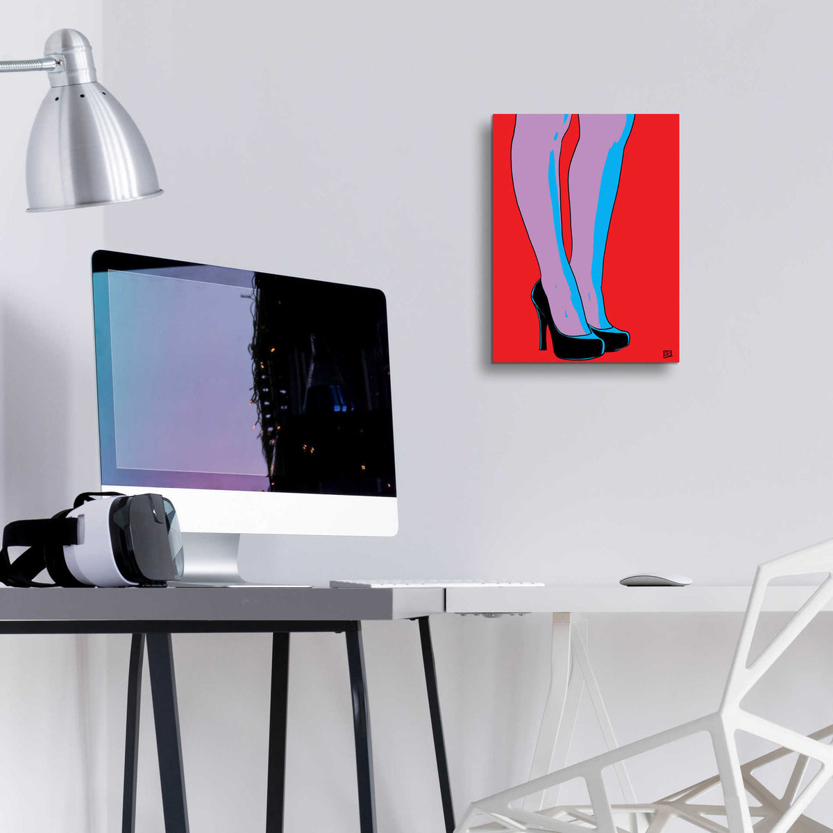 Epic Art 'Shoes IX' by Giuseppe Cristiano, Acrylic Glass Wall Art,12x16