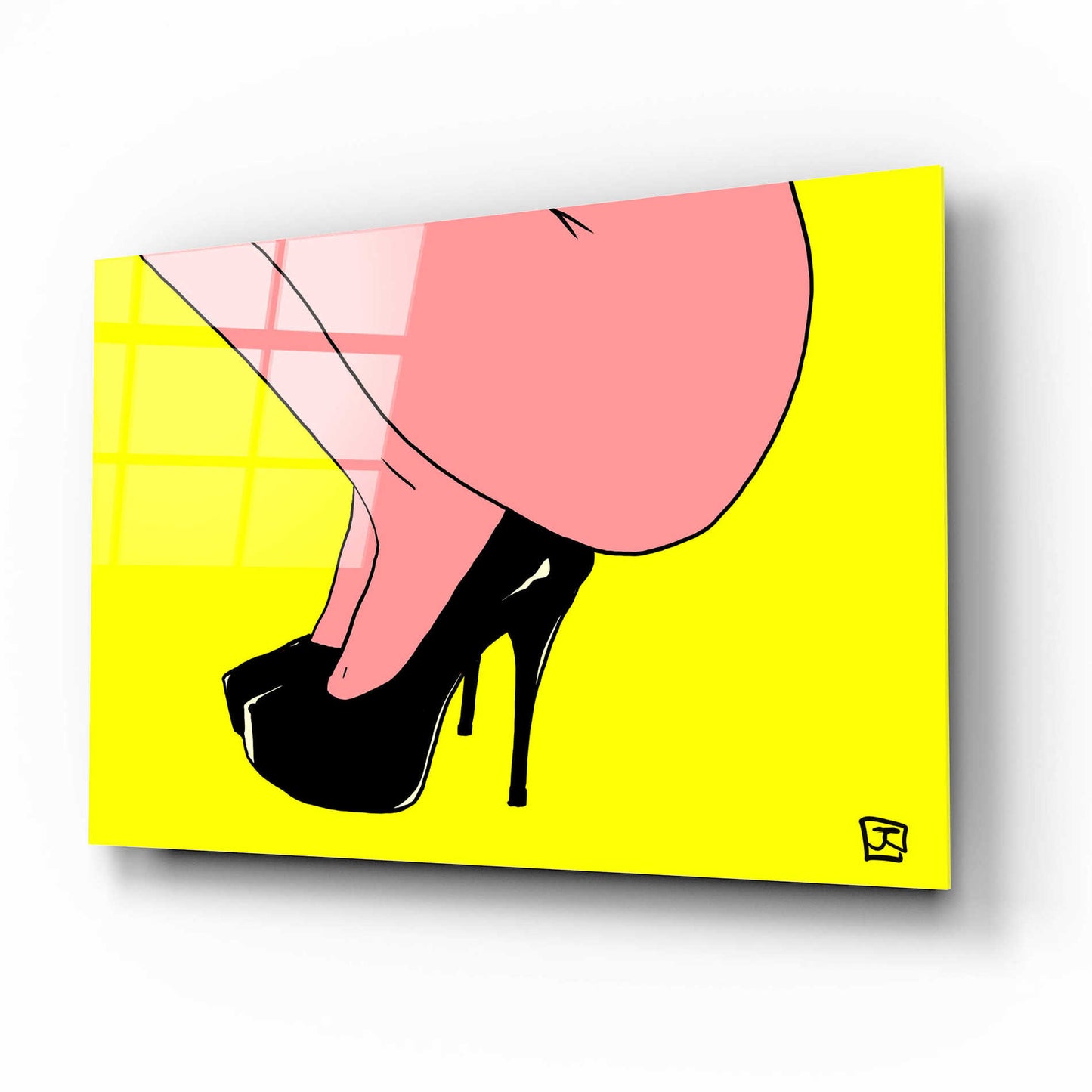 Epic Art 'Shoes Only I' by Giuseppe Cristiano, Acrylic Glass Wall Art,16x12