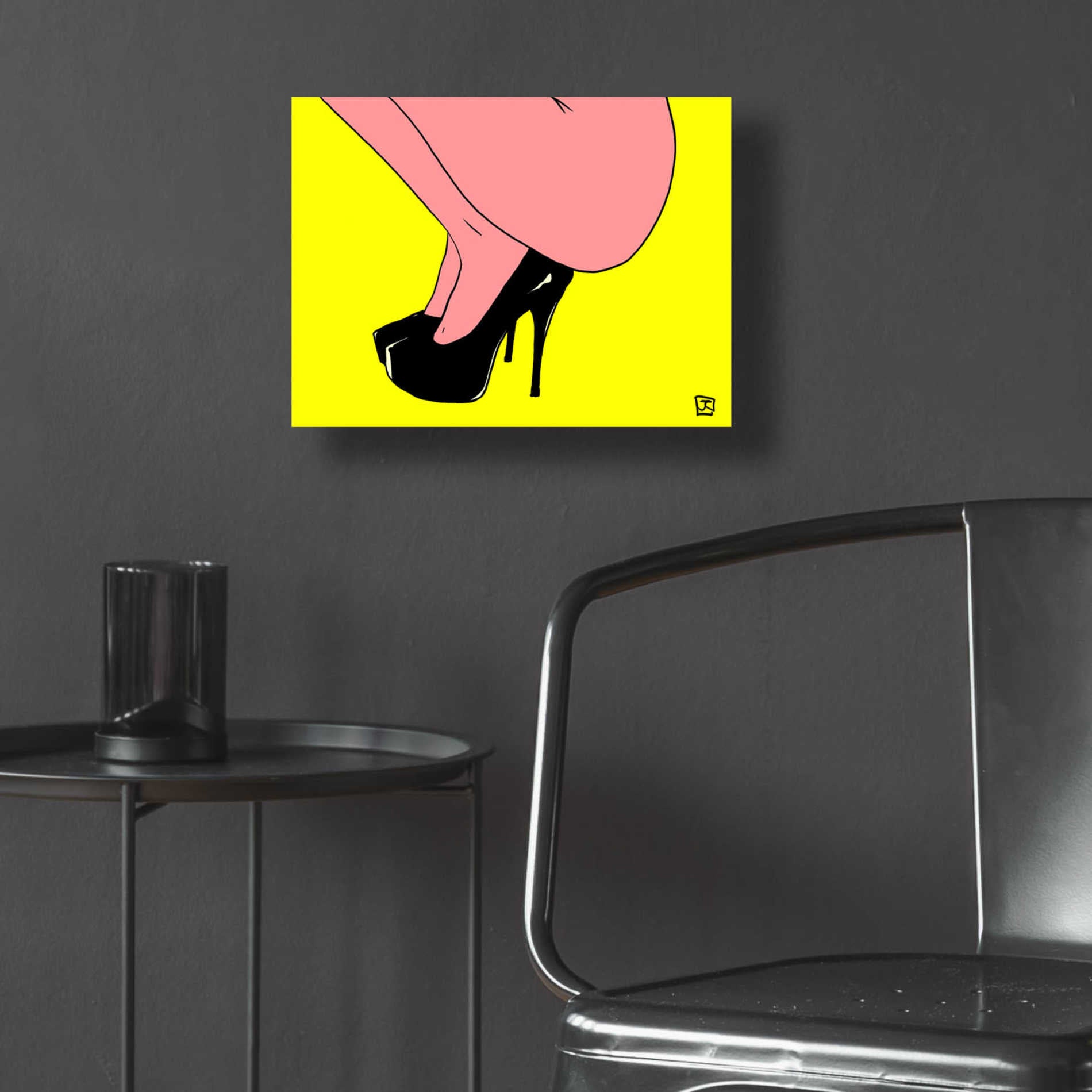 Epic Art 'Shoes Only I' by Giuseppe Cristiano, Acrylic Glass Wall Art,16x12